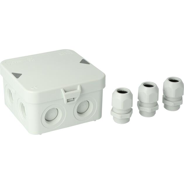 Junction box AK1-IP65 M20 with cable glands