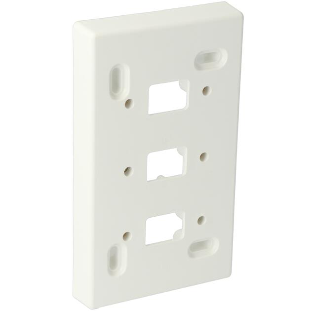 MS25 Mounting plate white (RAL 9010)