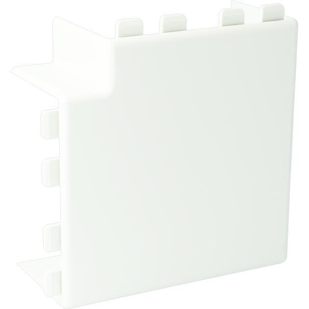 Flat corner FW for KG 110x60 white (RAL 9010)