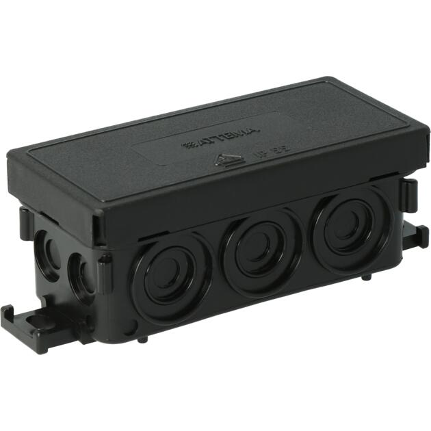 AX2 Surface-mounting junction box Black IP55