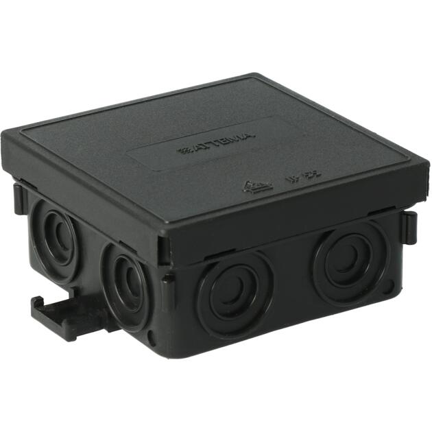 AX3 Surface-mounting junction box Black IP55